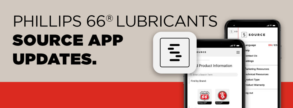 Phillips 66® Lubricants Source App Updates